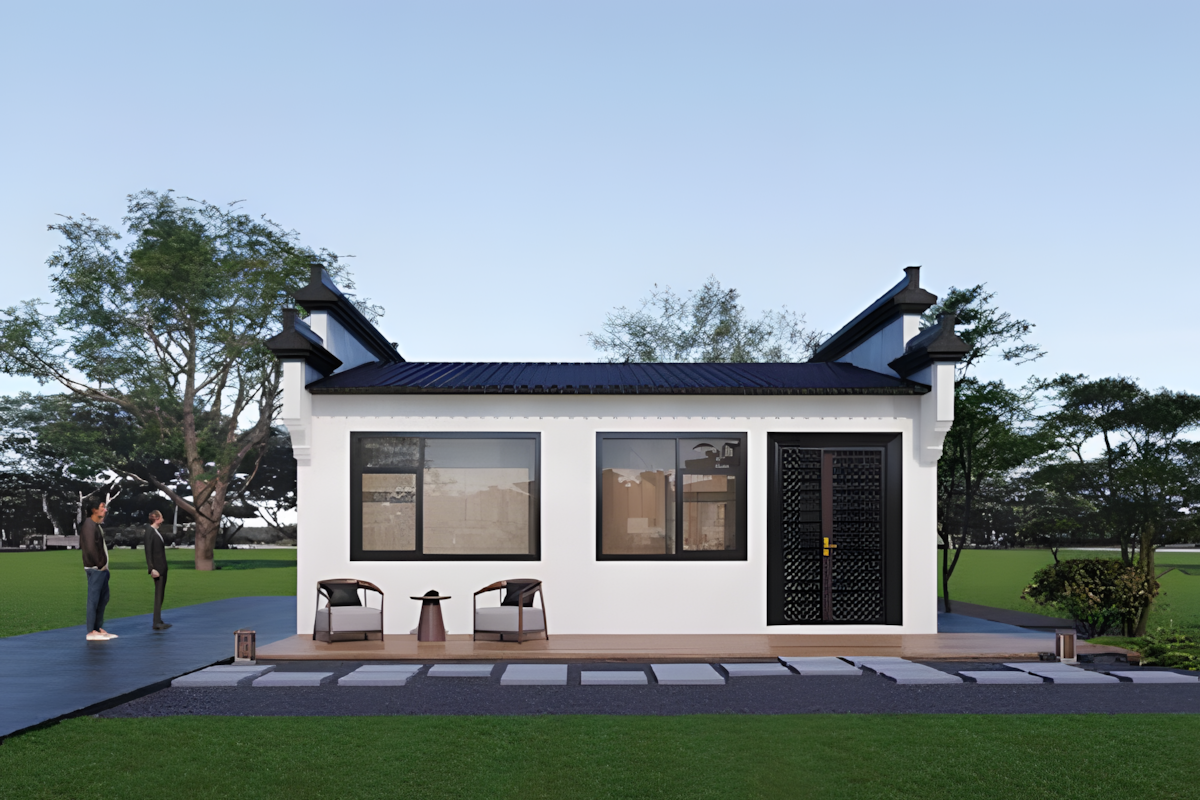 concrete modular house in china company