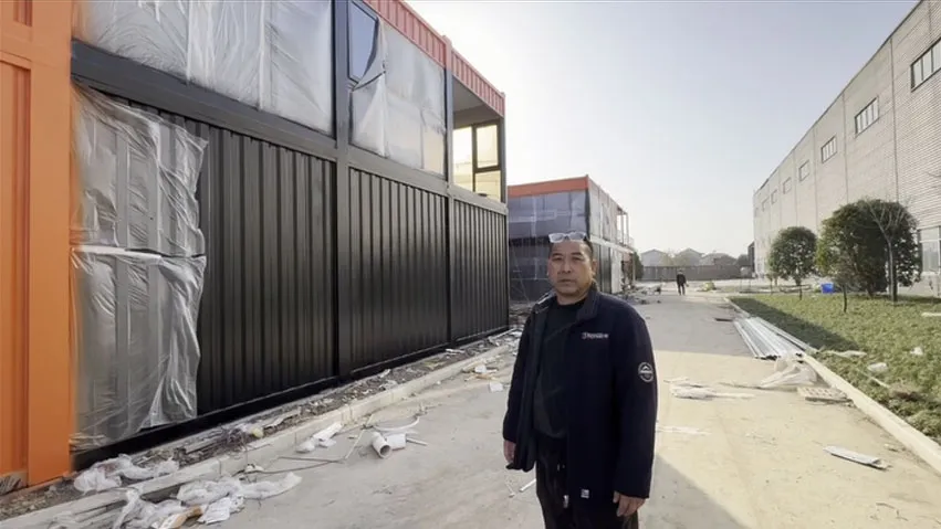 LANQUAN 600 Square Meters of Modern Prefabricated Office