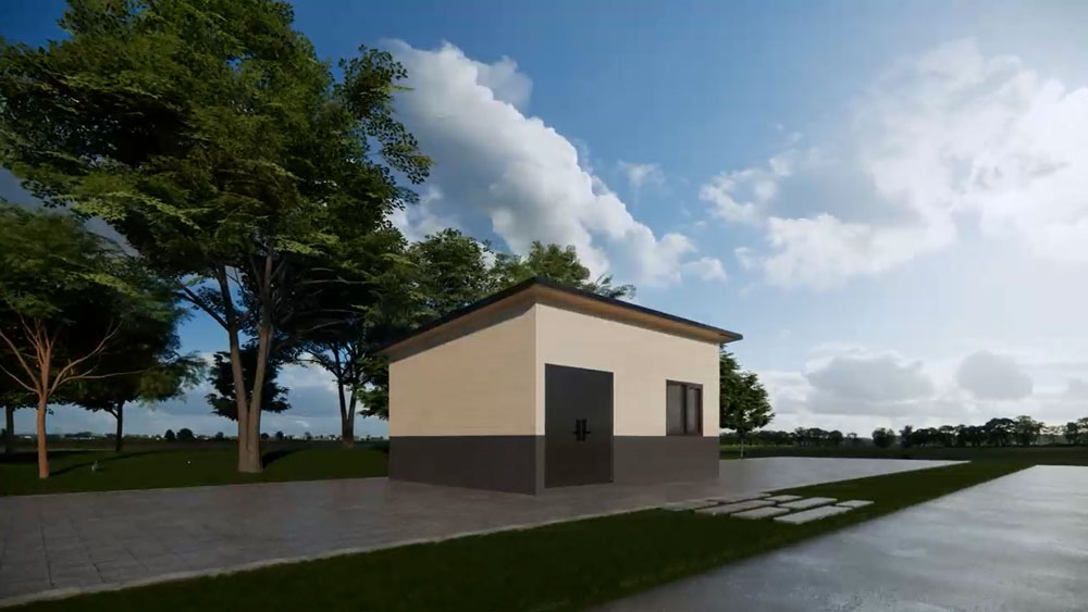 LANQUAN's Project of Prefabricated Light Steel Box Structure