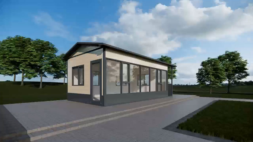 LANQUAN's Project of Prefabricated Light Steel Box Structure